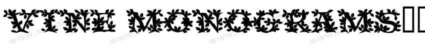 Vine Monograms字体转换